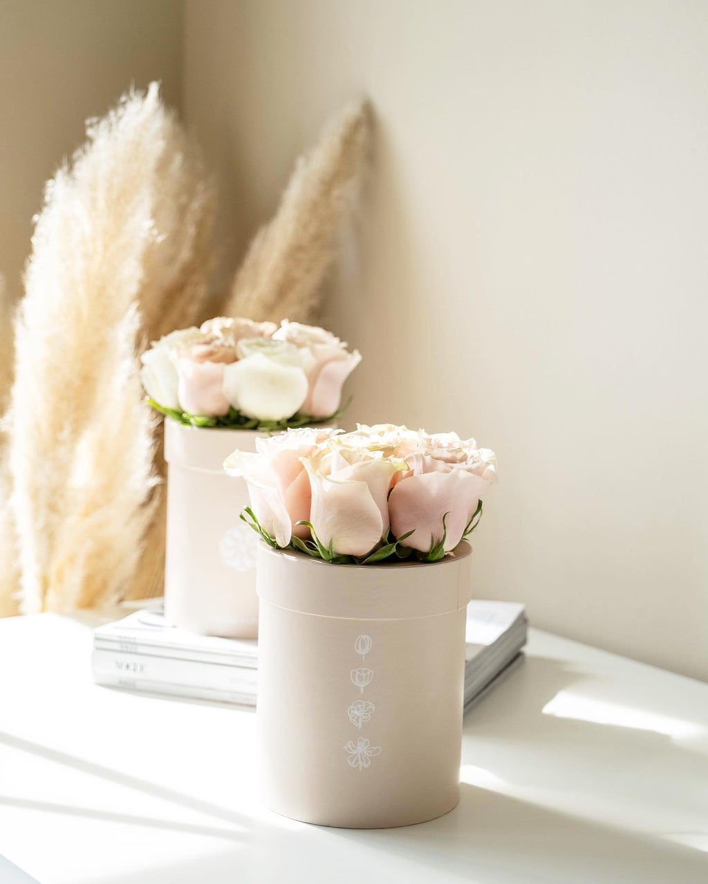 Classic Roses Pink Checkered