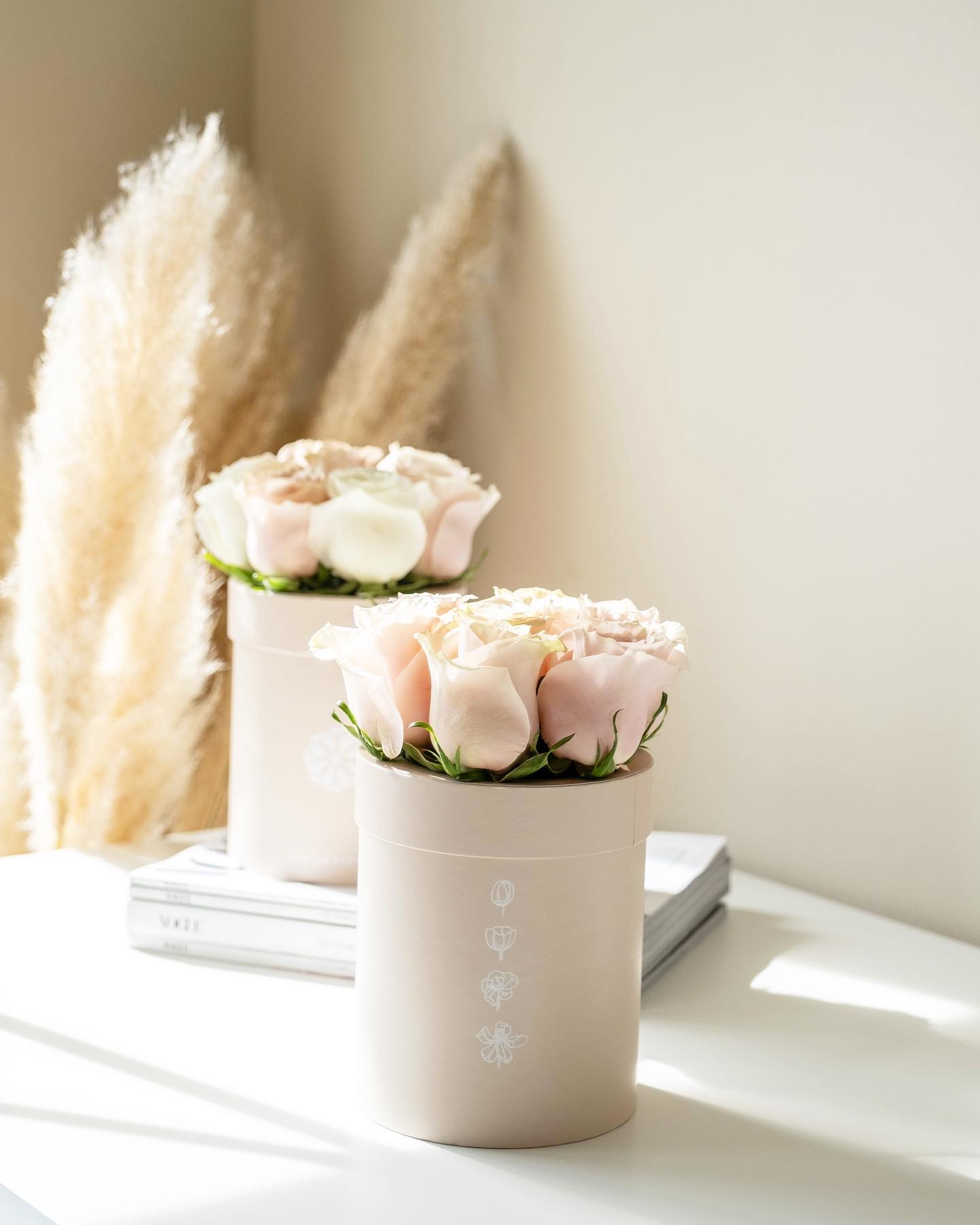 Classic Roses Pink Checkered