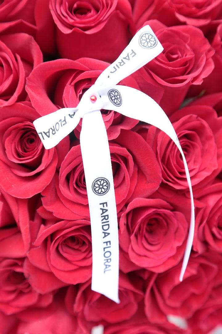 Signature Rose Box Couture Red | Farida Floral