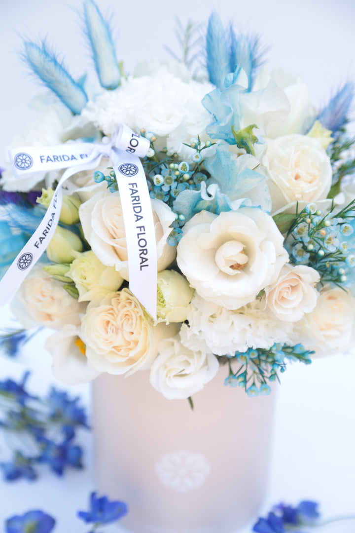 Garden Mix Ivory & Sky