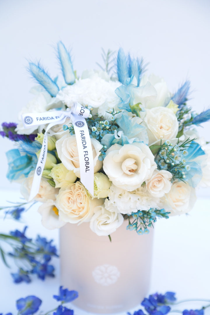 Garden Mix Ivory & Sky