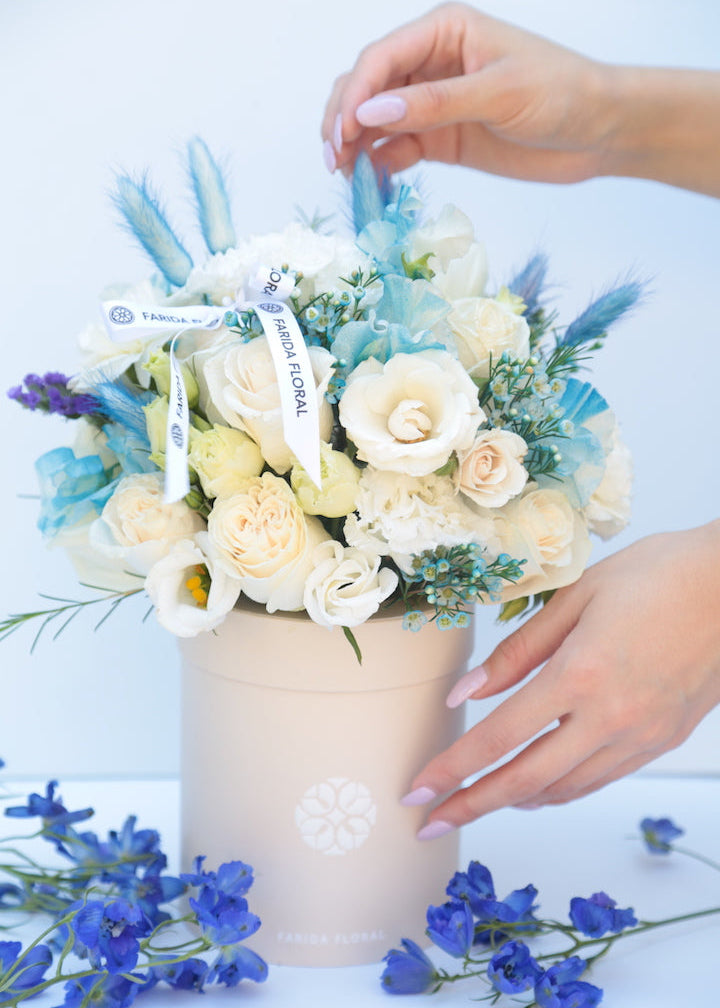 Garden Mix Ivory & Sky