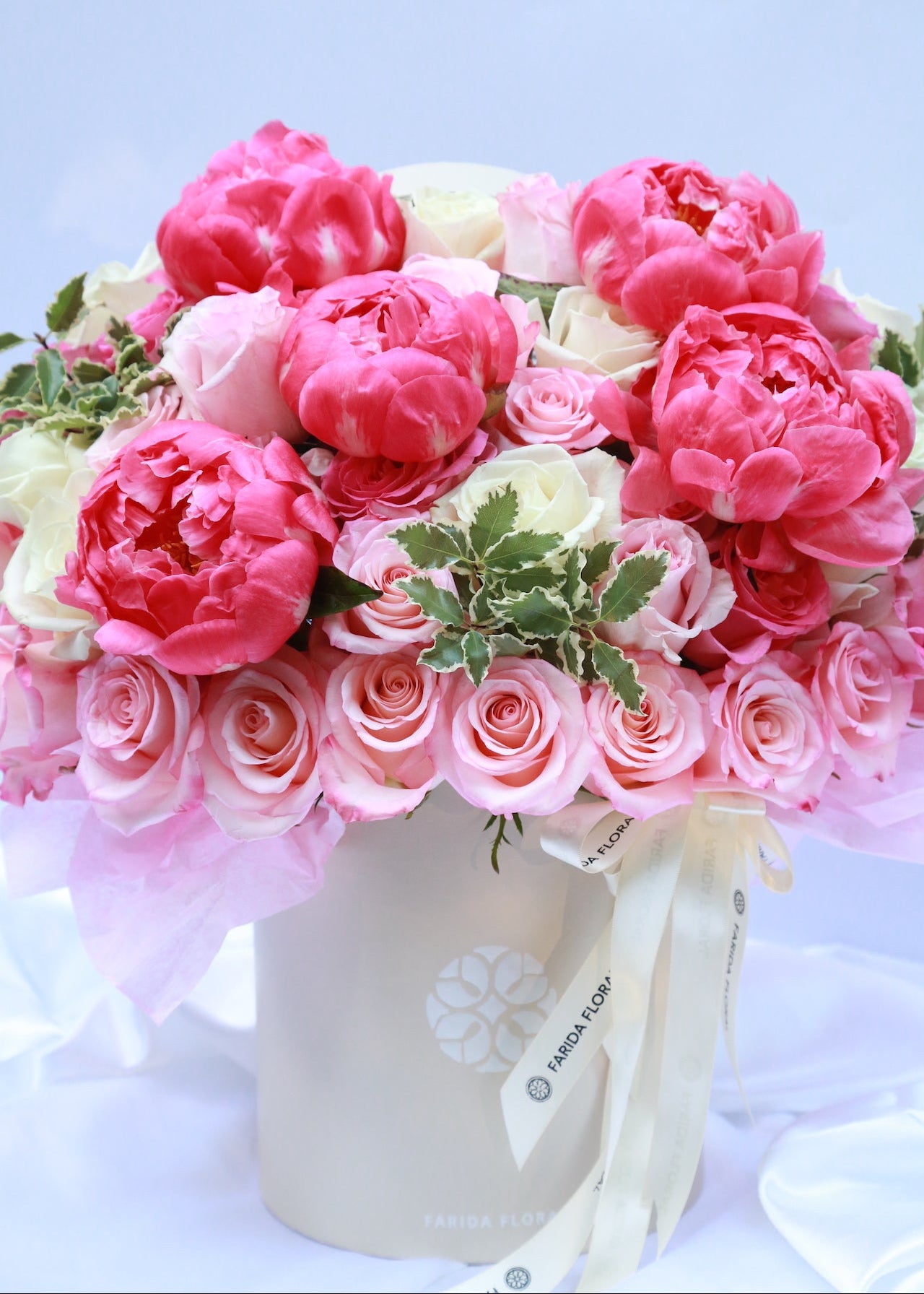 Seasonal Peony Rose Box