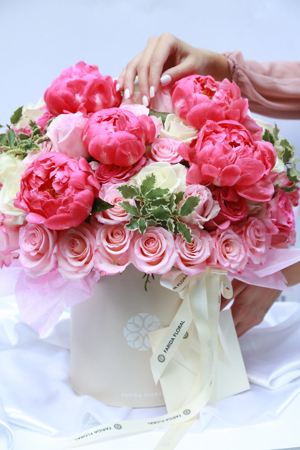 Seasonal Peony Rose Box