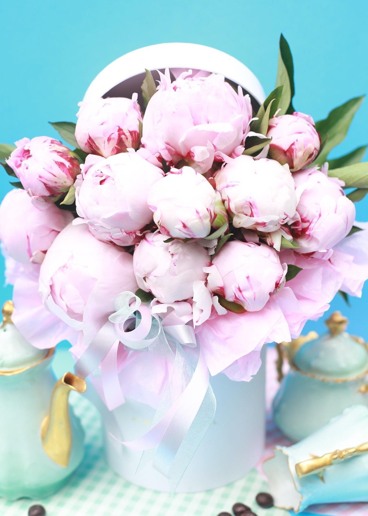 Petite Peony Flower Box(Limited Offer)